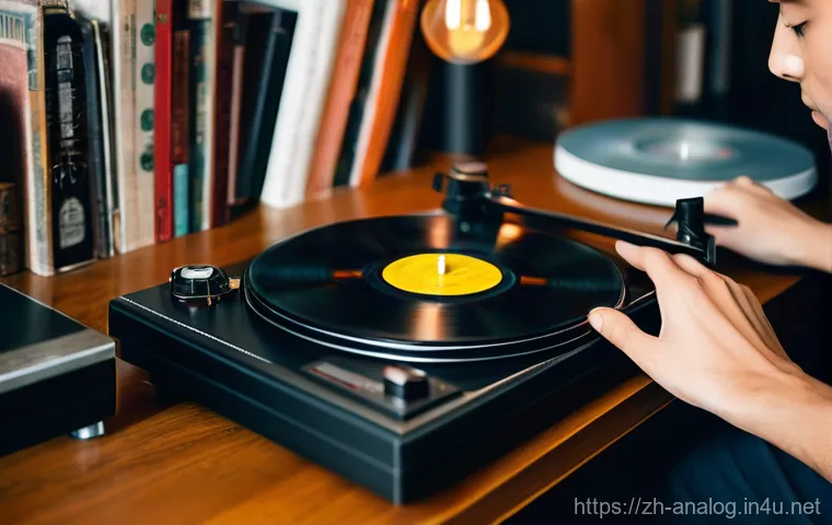 아날로그 기술의 현재 - **Prompt for Film Camera:**
    "A person, wearing warm, vintage-inspired everyday clothing like a c...