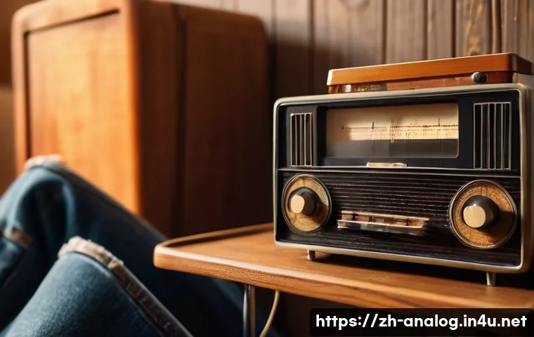 아날로그 기기 복원 기술 - **Prompt: Cherished Analog Memories**
    "A cozy, warmly lit living room, afternoon sunlight stream...
